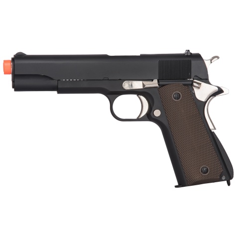 Golden Eagle IMF 3306 1911A1 Gas Blowback Airsoft Pistol – BLACK / SILVER