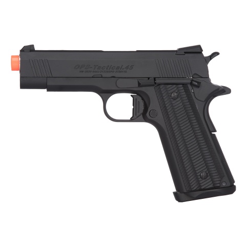 Golden Eagle 3329 OPS-Tactical 1911 Hi-Capa Gas Blowback Airsoft Pistol – BLACK