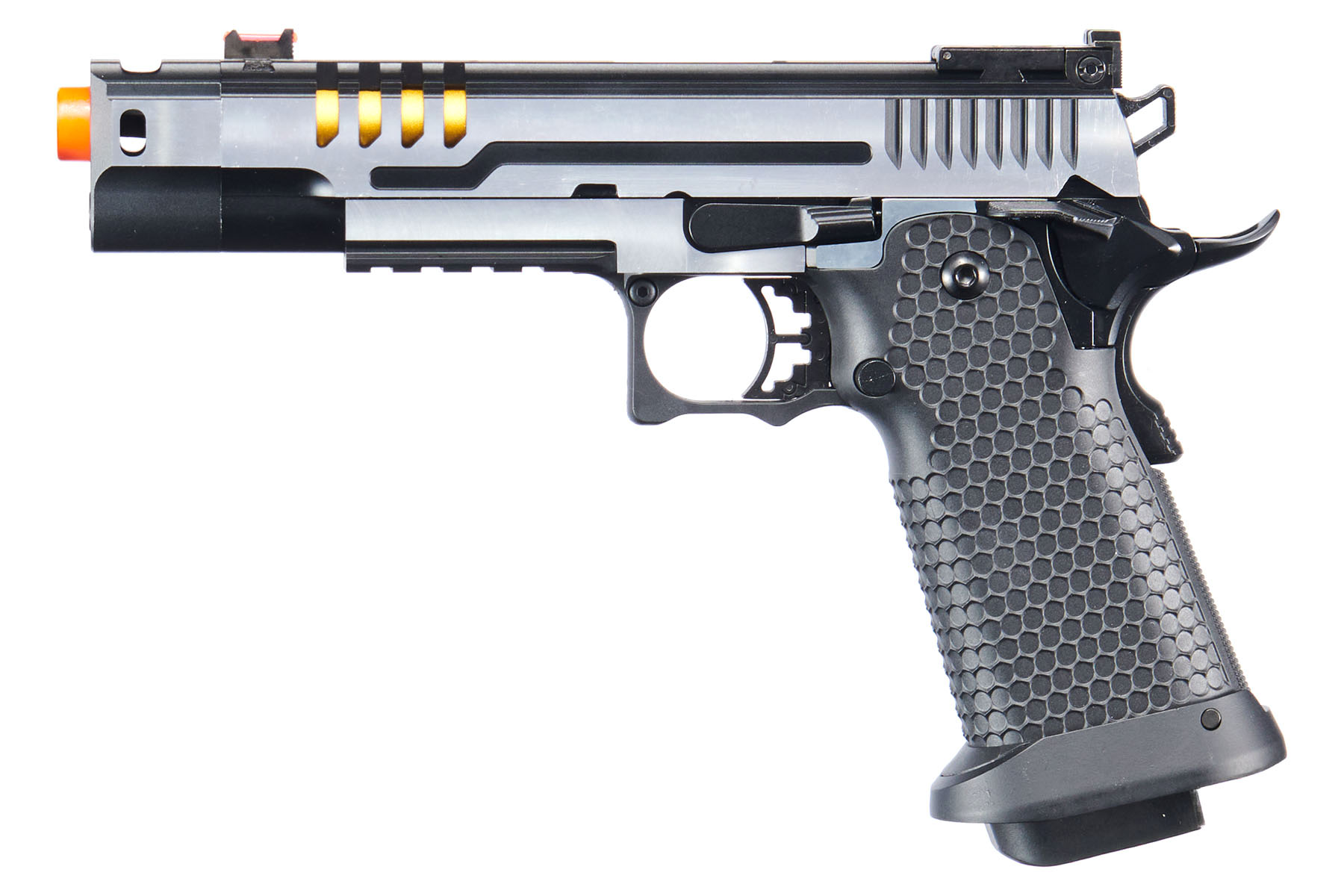 Golden Eagle 3357 Pro Series Hi-Capa GBB Airsoft Pistol (Silver)