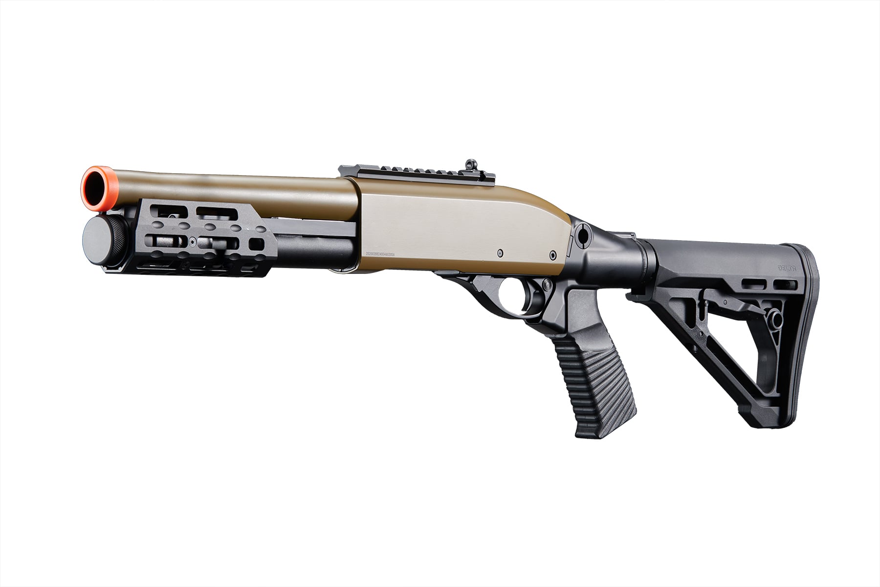 Golden Eagle M8878 3/6-Shot Pump Action Gas Airsoft Sawed-Off Shotgun (Tan)
