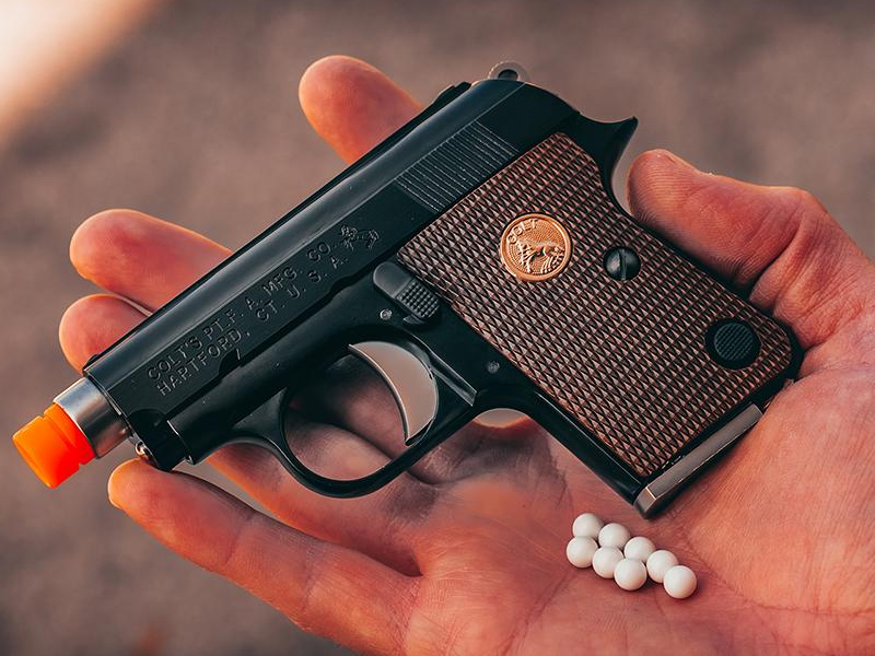 Cybergun x Colt Junior .25 ACP Gas Blowback Airsoft Pistol – WE-Tech