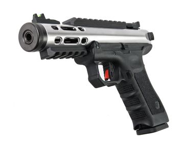 WE Galaxy G Series Green Gas Airsoft Pistol – Silver