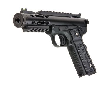 WE 1911 Galaxy Green Gas Airsoft Pistol – Black Slide with Black Frame