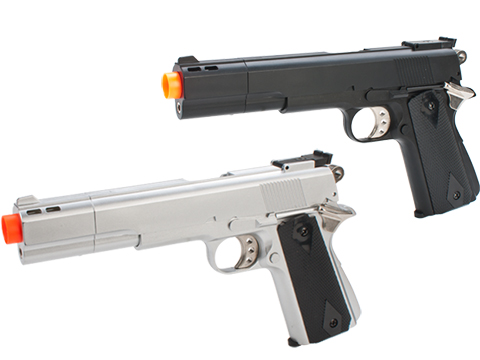 HFC M1911 Elite .45 Long Barrel Airsoft Non-Blowback Gas Pistol