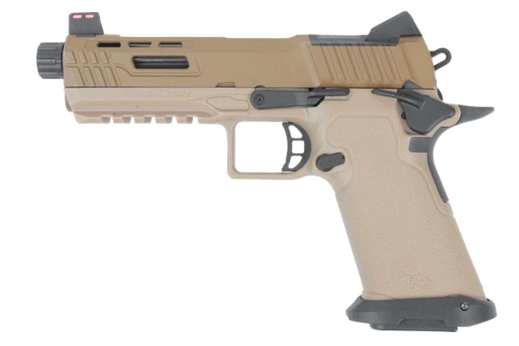 Kizuna Works Basilisk BSK43 GBB Airsoft Pistol (FDE)