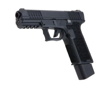 JDG P80 PFS9 RMR Cut Green Gas Airsoft Pistol (Licensed by Polymer 80) – Black