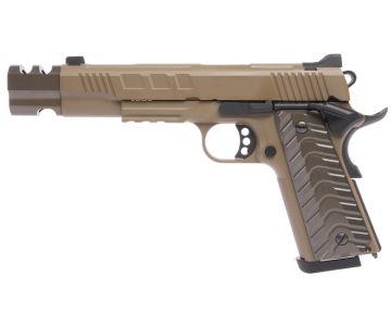 KJ Works 1911 KP-16 GBB Airsoft Pistol – FDE