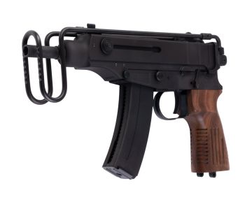 KSC Vz61 Walnut Grip Custom HW Gas Airsoft SMG (System 7 Japan Version)