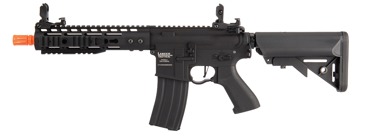 Lancer Tactical LT-14CB-G2-ME ETC & FULL METAL Proline 9″ Keymod Rail w/ Picatinny M4 AEG Airsoft Rifle (Black)