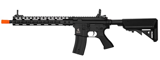 Lancer Tactical LT14D M4 13″ Keymod Carbine AEG Airsoft Rifle (Black)