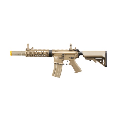 Lancer Tactical M4 SD 7″ ProLine AEG with Mock Suppressor (Tan)