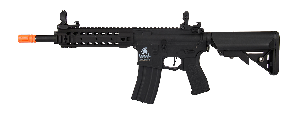 Lancer Tactical LT-24BA8-G2-E Hybrid ETU & METAL RAILS M4 Carbine AEG Airsoft Rifle (Black)