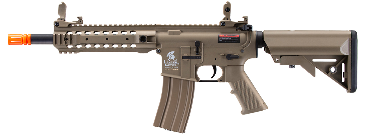 Lancer Tactical LT-24T Gen 2 CQB M4 AEG Airsoft Rifle (Tan)