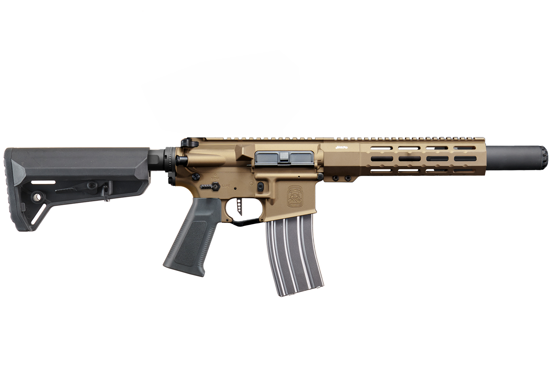 Mayo Gang MGC4 MK3 MWS GBBR Gas Blowback Airsoft Rifle (FDE)