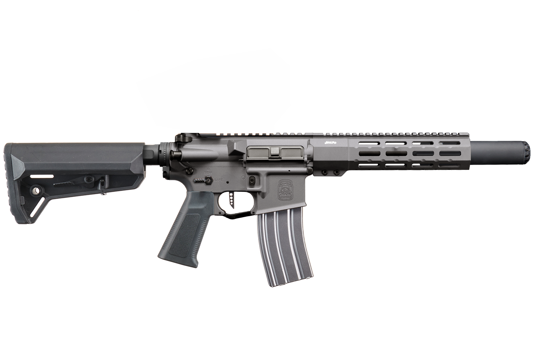 Mayo Gang MGC4 MK3 MWS GBBR Gas Blowback Airsoft Rifle (Grey)