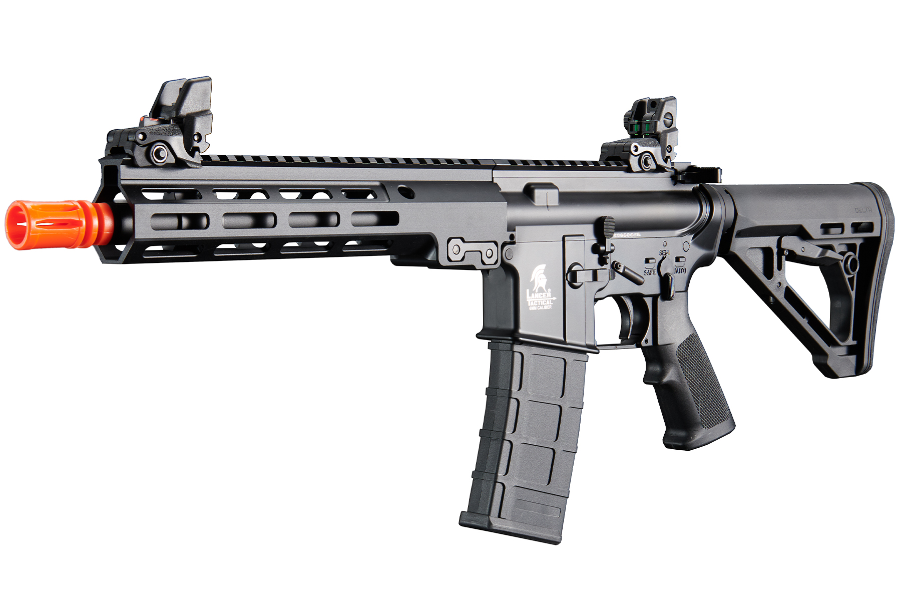 Lancer Tactical Block III 9.5″ Gas Blowback Full Metal Airsoft Rifle by Golden Eagle