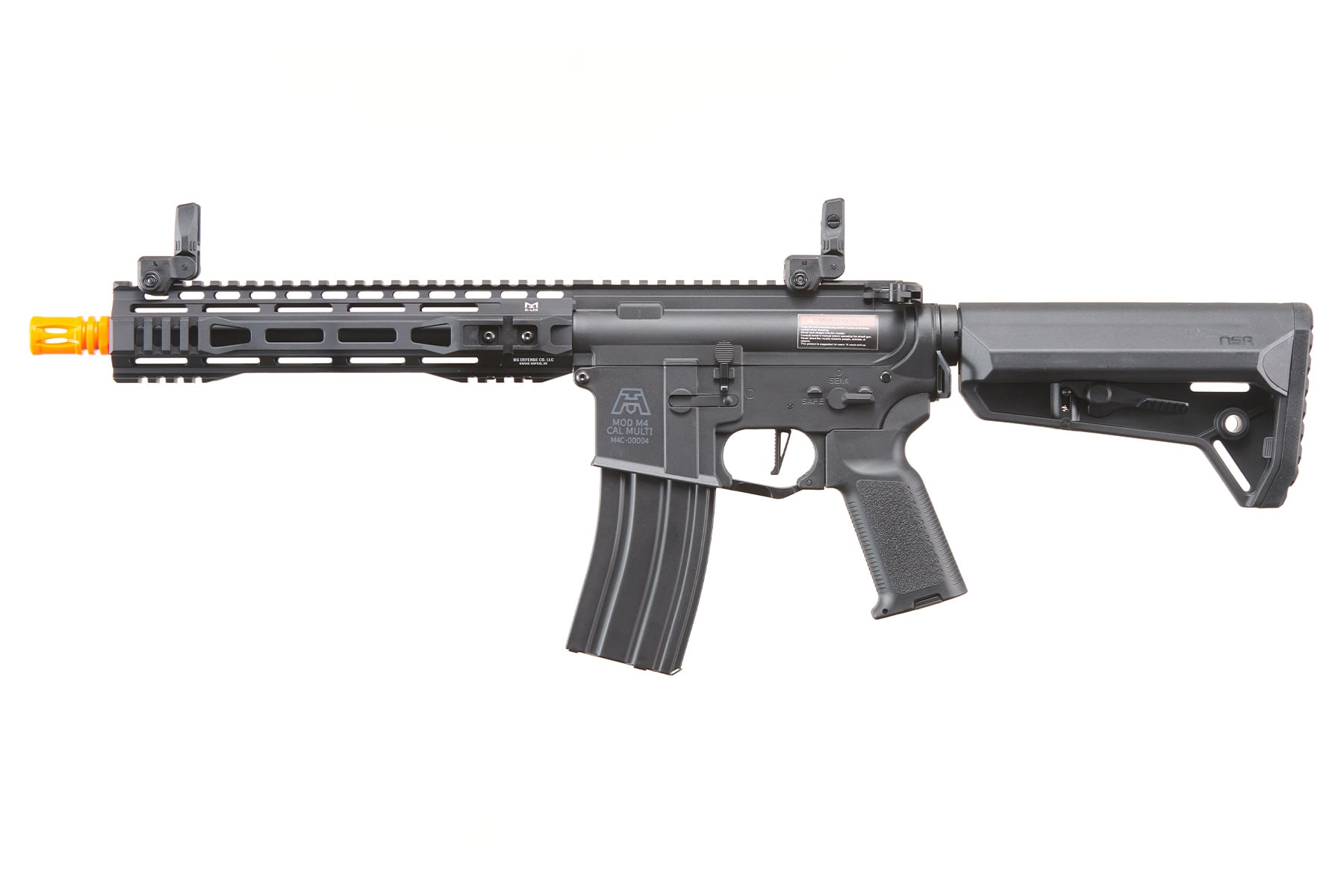 BG Defense Type-A SPR 10″ Gen 2 AEG Rifle by Lancer Tactical Battery & Charger Package
