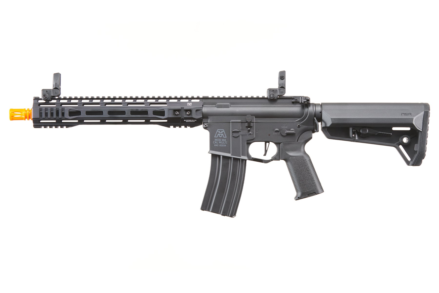 BG Defense Type-A SPR 12″ Gen 2 AEG Rifle by Lancer Tactical Battery & Charger Package