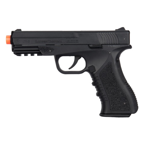 Lancer Tactical Defender LTX-3 CO2 Half-Blowback Airsoft Pistol – BLACK