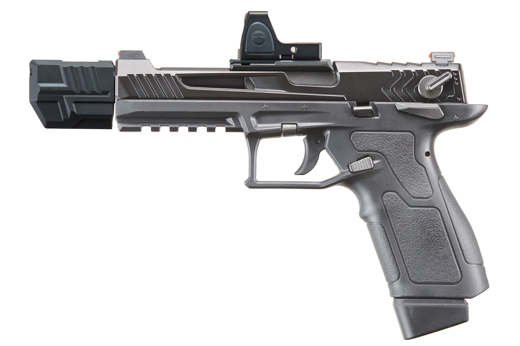 Lancer Tactical LTX Competition GBB Airsoft Pistol Field Ready Combo V2 (Black)