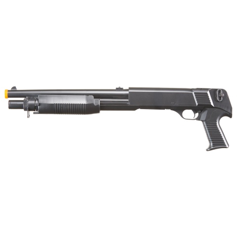 UKARMS M183A1 Spring Shotgun w/ 4 Bullet Shells, Pistol Grip – (Black)