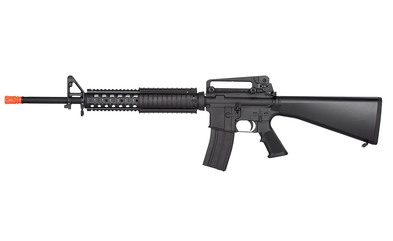 Golden Eagle M16 RIS Lightweight Polymer GBB Airsoft Rifle (Black)
