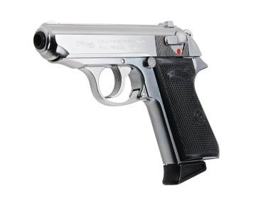 Marushin Walther PPK/S Model Gun – Silver
