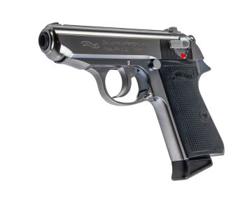 Marushin Walther PPK/S Silver Model Gun (Licensed by Carl Walther)