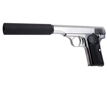 Marushin Browning M1910 Secret Agent Model Gun – Silver