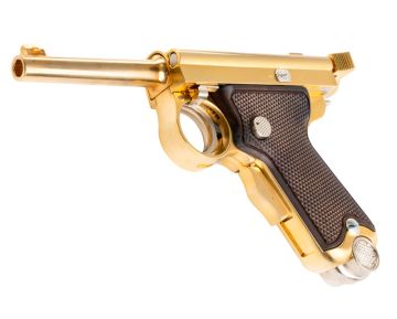 Marushin Baby Nambu Model Gun (Tokyo Houhei Koushou Engraving) – Gold Plated