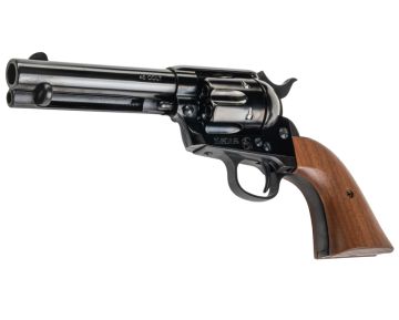 Marushin SAA 1st Gen.Late Civilian Gas Revolver (W Deep Black, Wood)
