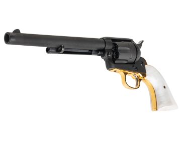 Marushin SAA 1st Gen.Late Cavalry Gas Revolver (Brass Style Heavyweight, Pearl Grip)