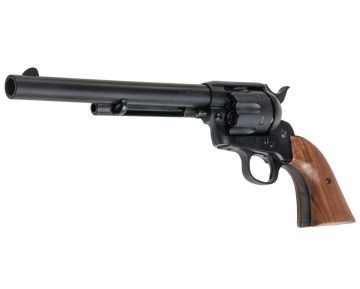 Marushin SAA .45 1st Gen. Late Cavalry Gas Revolver (7.5 inch, Matt Black w/ Wood Grip)