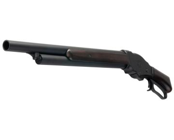 Marushin M1887 Short Gas Shotgun – Heavy Weight Matt Black Coating with Wood Stock