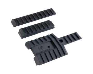 ACETECH Volcano Grenade Launcher P Rails Set (Y-Shape, Male to Male, Extended) – Black