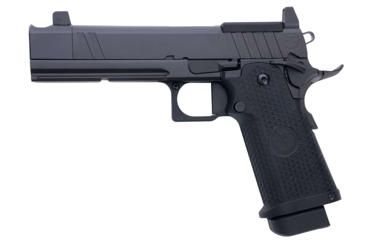 RWA Nighthawk Custom TR6 Comp Hi-Capa GBB Airsoft Pistol (Black)