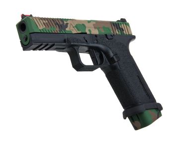 RWA Agency Arms EXA Green Gas Airsoft Pistol – Cerakote Woodland