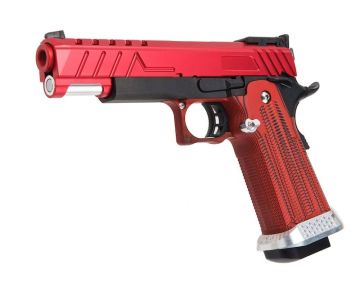 RWC DIVA Hi Capa 5.1 GBB Airsoft Pistol (G10 Grip) – Red