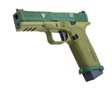 RWC G Zion Cerakote ZKU-II Green EXA 02 Green Gas Airsoft Pistol
