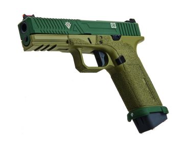 RWC G Zion Cerakote ZKU-II Green EXA 03 Green Gas Airsoft Pistol