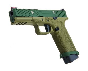 RWC G Zion Cerakote ZKU-II Green EXA 05 Green Gas Airsoft Pistol