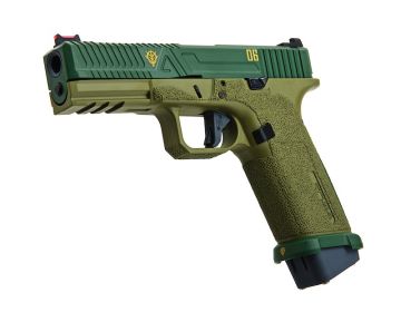 RWC G Zion Cerakote ZKU-II Green EXA 06 Green Gas Airsoft Pistol