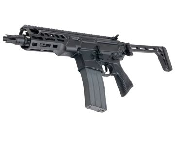 Salvo Precision MCX Rattler LT 6.75 inch MWS GBB Airsoft Rifle – BK (Stainless Steel Bolt)