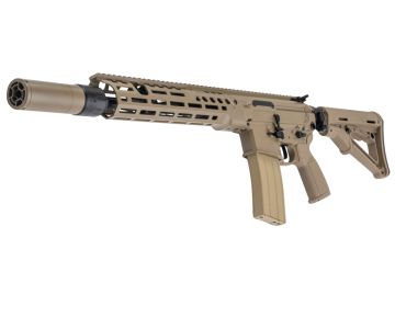 Salvo Precision MCX Hunter UKSF Style 13.1 MWS GBBR w/ 556 Style QD suppressor & Tracer – DE (Steel Bolt)
