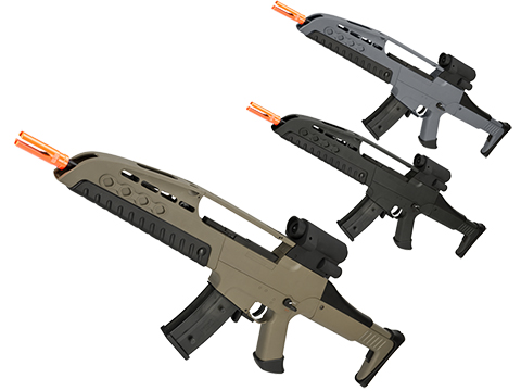 SRC SR8-2 Gen 2 Airsoft AEG Rifle with V.3 Reinforced Gearbox and Integrated Scope