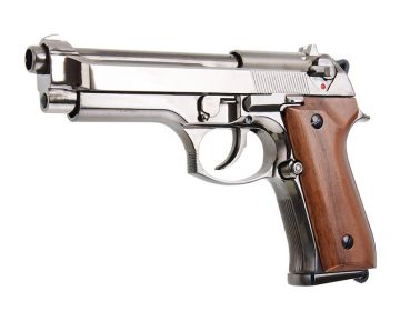 SRC SR92 Fusion M92 GBB Airsoft Pistol w/ Wood Grip