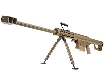 Snow Wolf BARRETT M82A1 Airsoft Sniper Rifle – Tan (Spring Power)