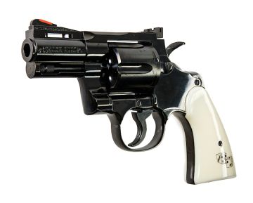 Tanaka Revolver Python Snake Eyes 2.5 inch R-Model Steel Finish (Gas Version)