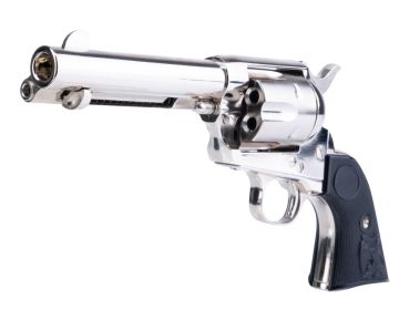 Tanaka Airsoft Colt SAA 2nd 4-3/4 inch Pegasas II Gas Revolver Heavy Weight (Nickel Finish)