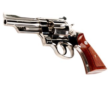 Tanaka S&W M27 ‘The .357 Magnum’ 4 inch Model Gun – Nickel Finish